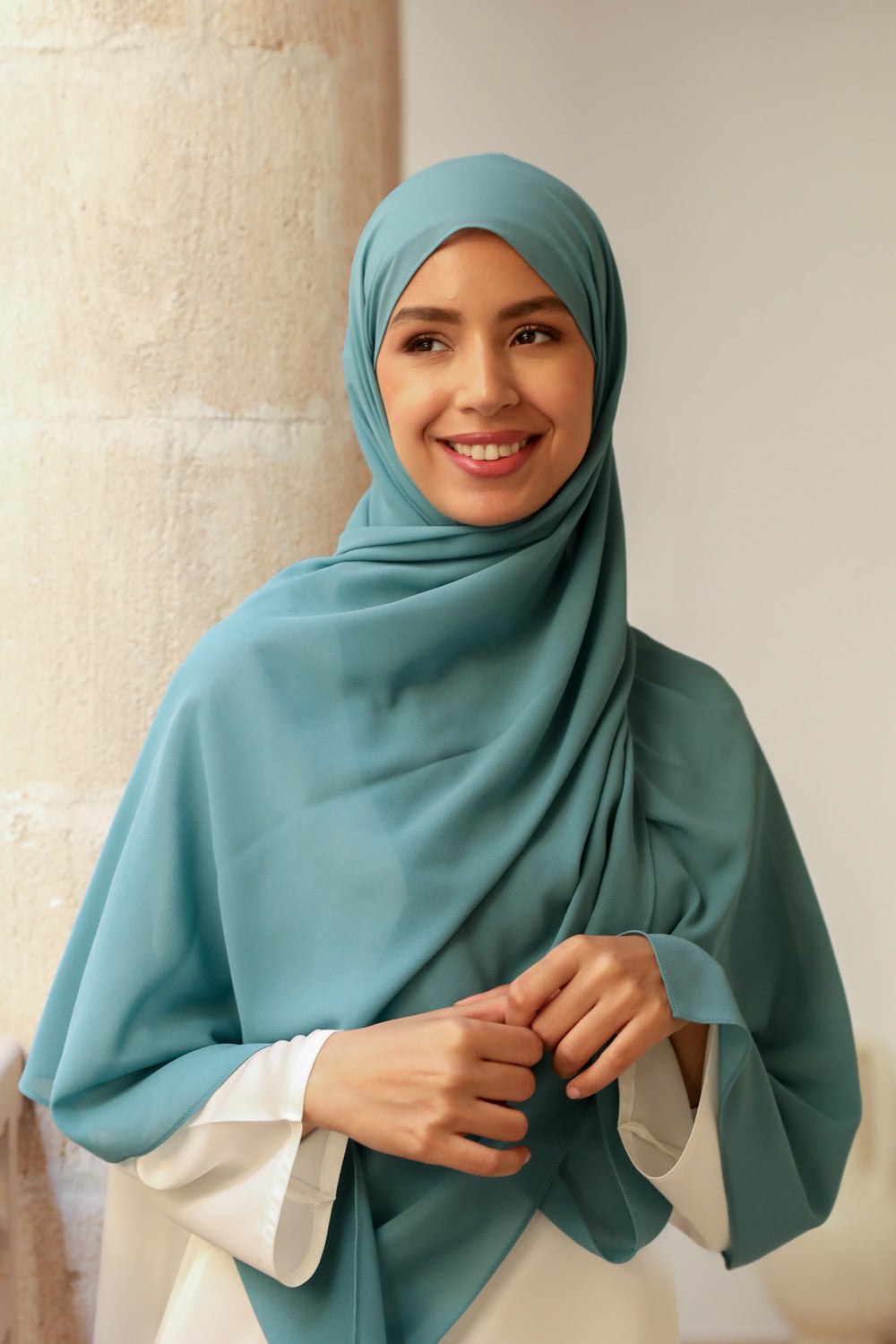 Lagoon teal Hijab