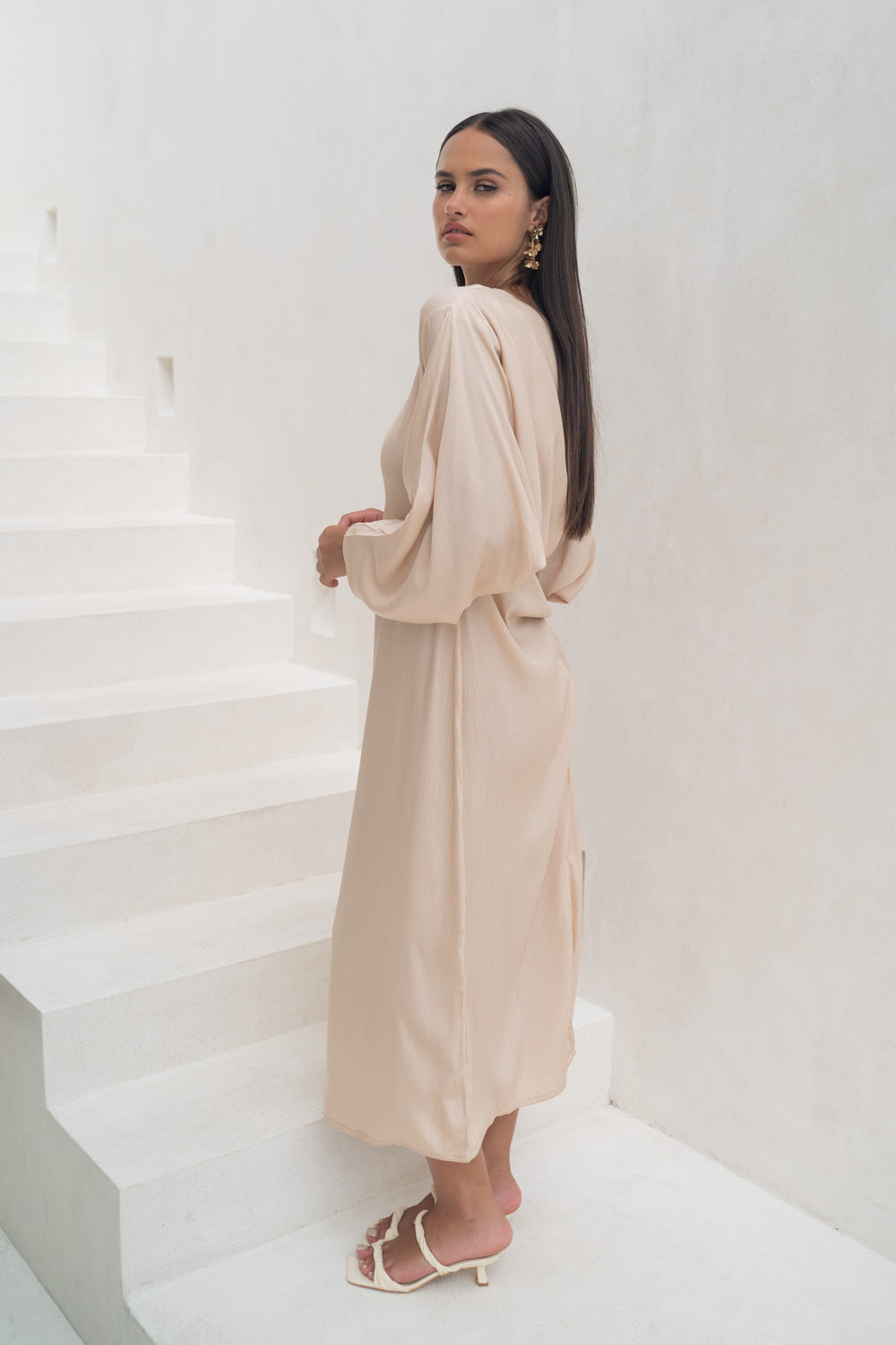 Champagne Shimmer Dress