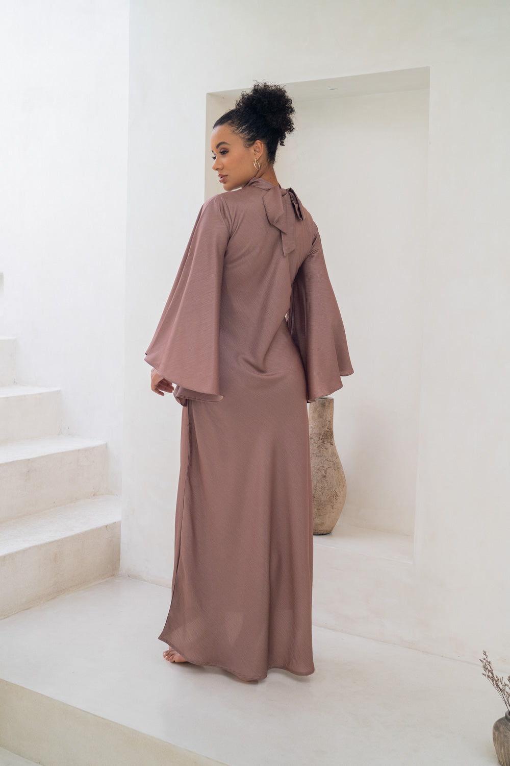 Mauve Harmony Modest Dress