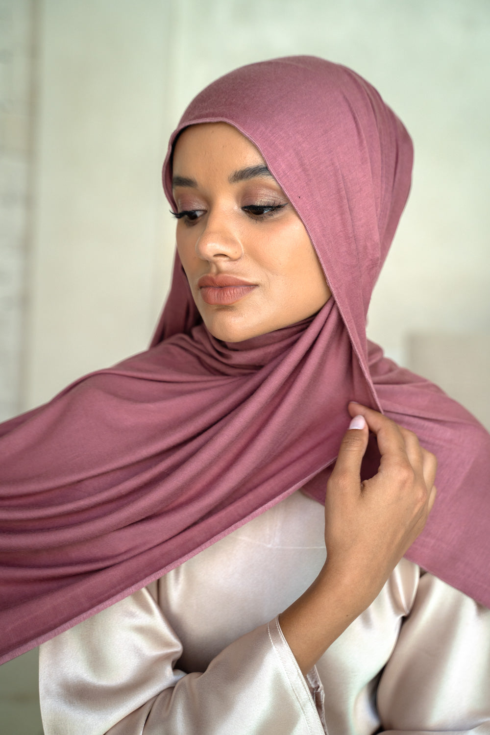 Rosewood Jersey Hijab