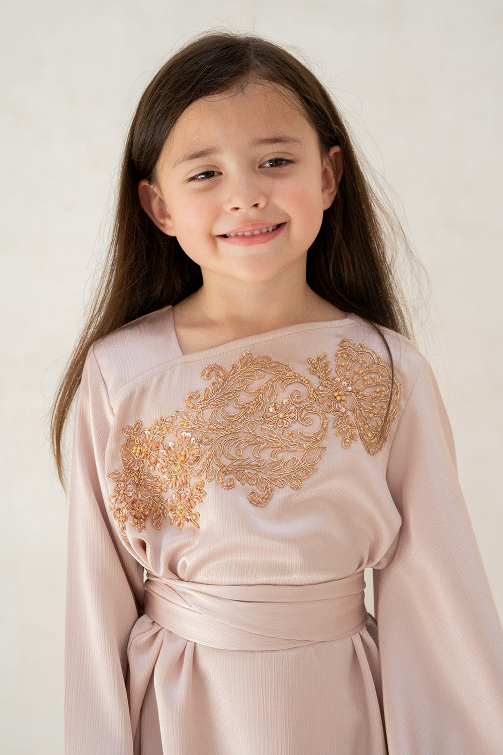 Blushing Leyla Kids Abaya