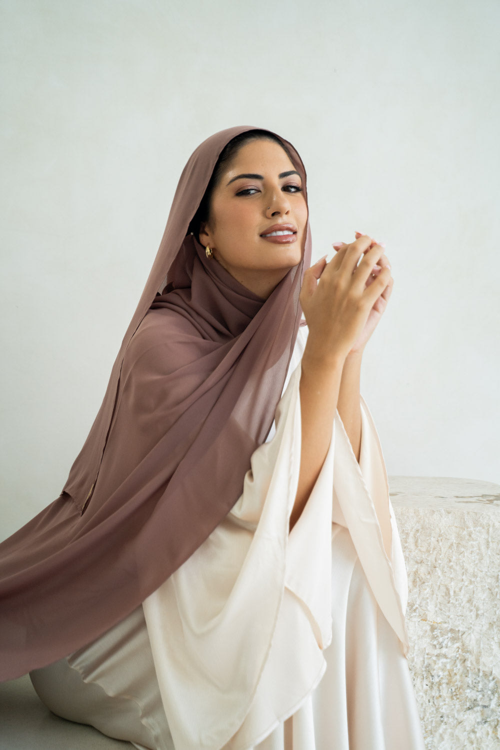 Desert Dawn Chiffon hijab-Colour 152