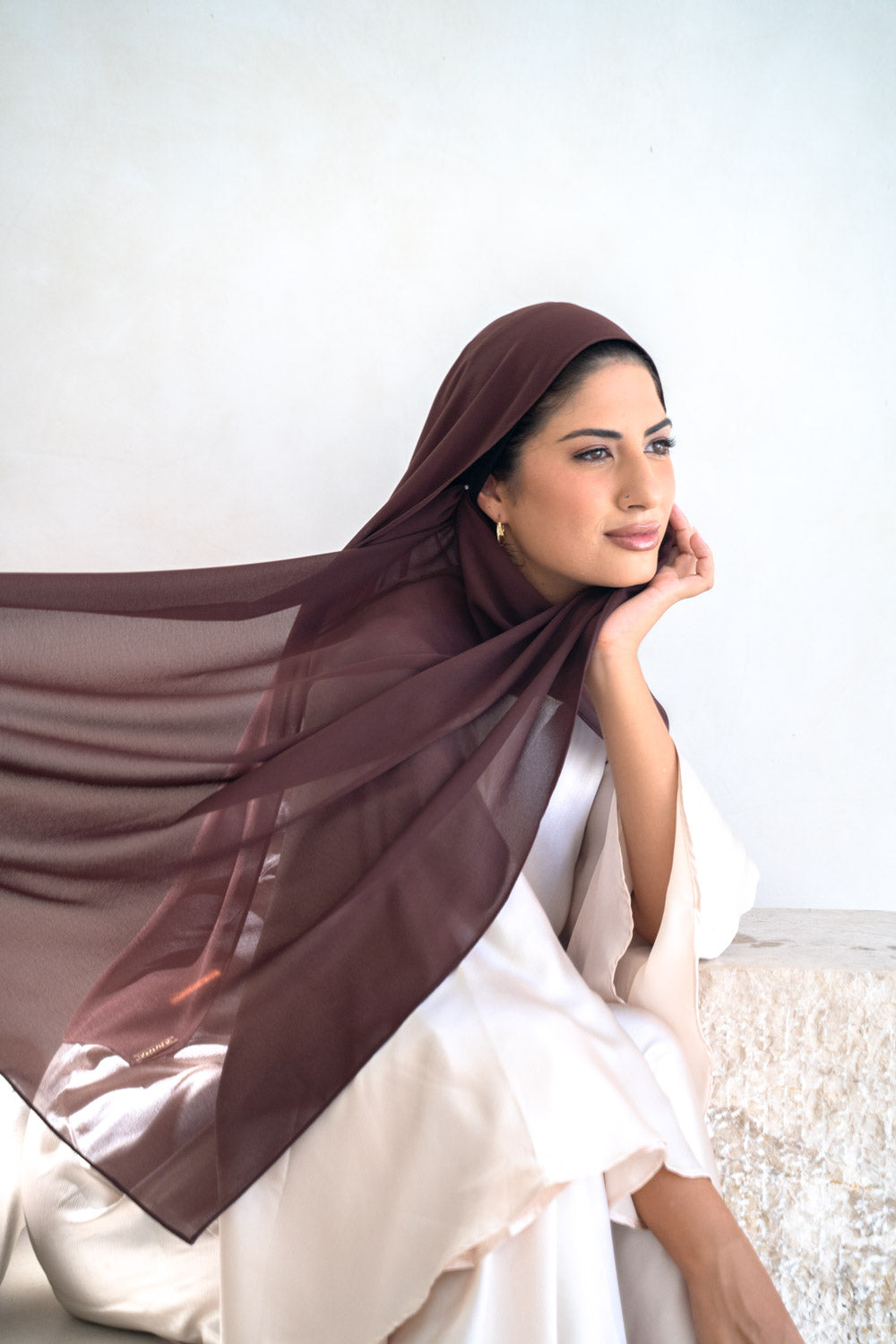 Spiced burgundy Hijab- colour 115