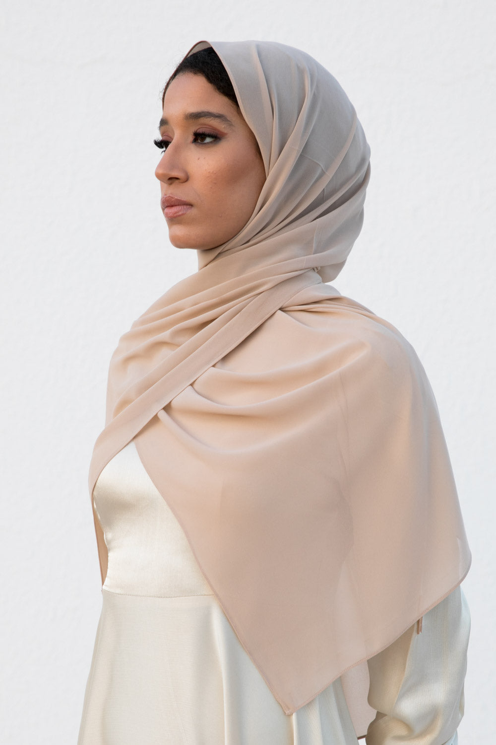 Neutral Grace Chiffon hijab