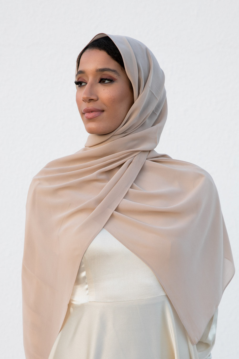Neutral Grace Chiffon hijab