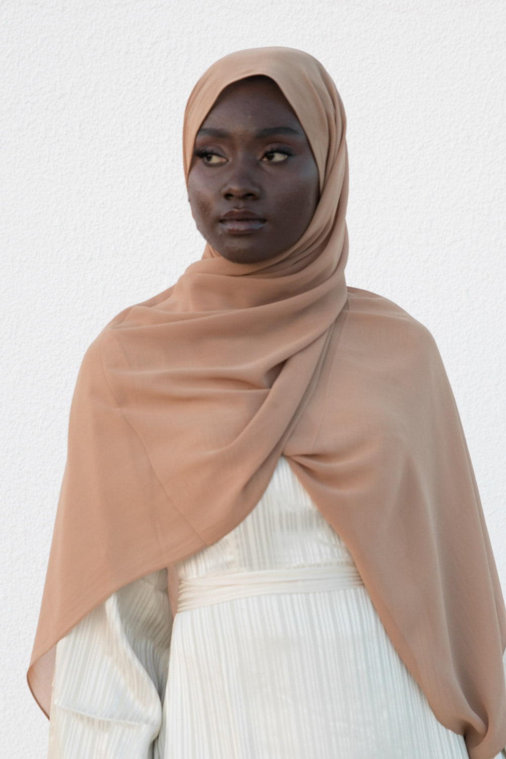 Caramel Haze Chiffon hijab