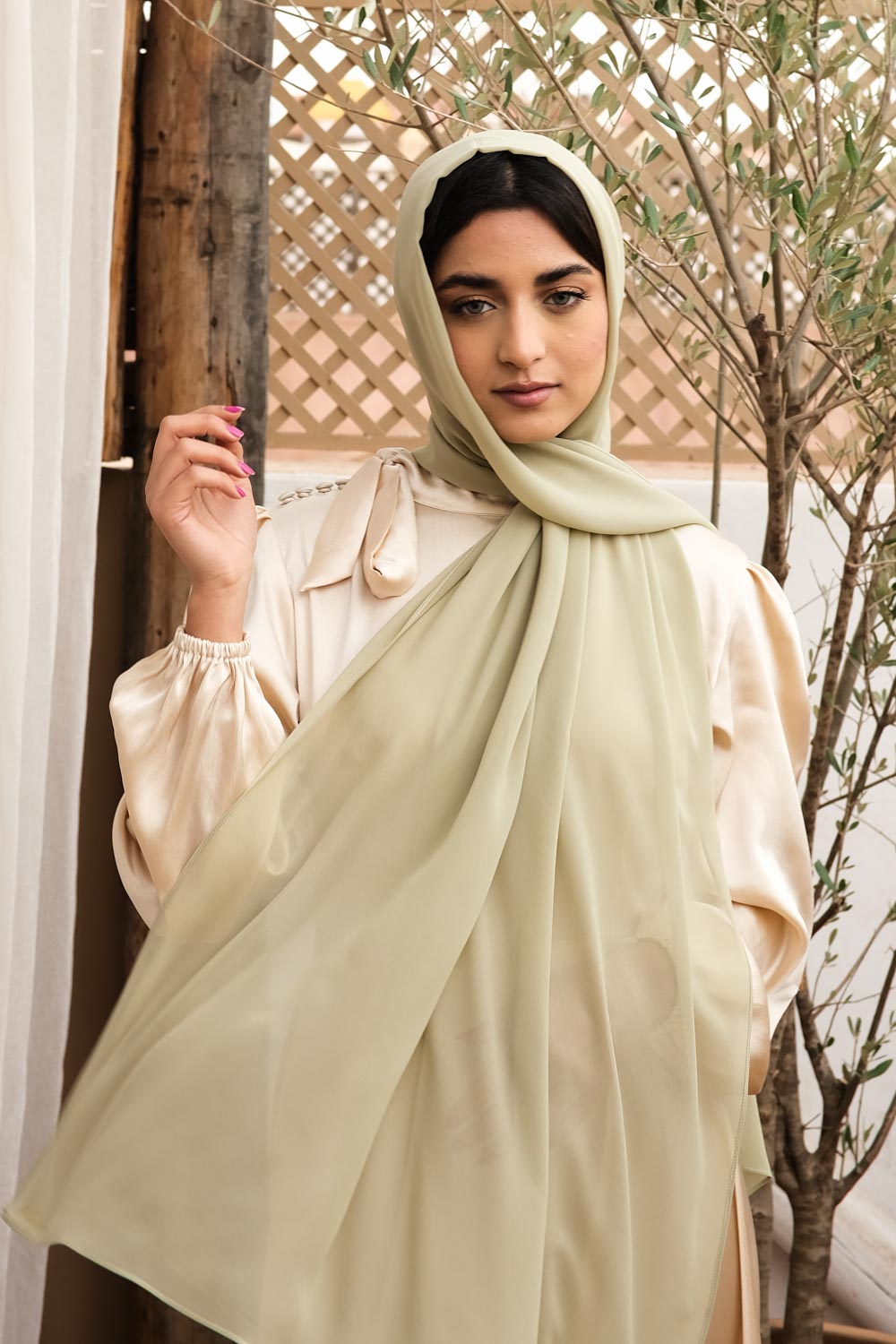 Avocado Chiffon Hijab