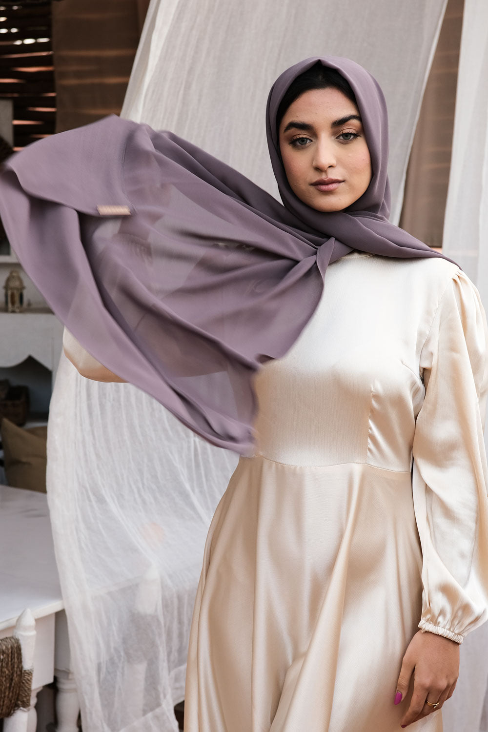 Grape Chiffon Hijab